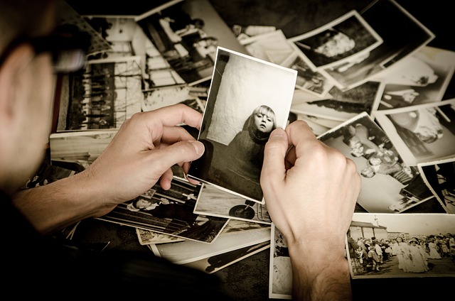 organizing family photos